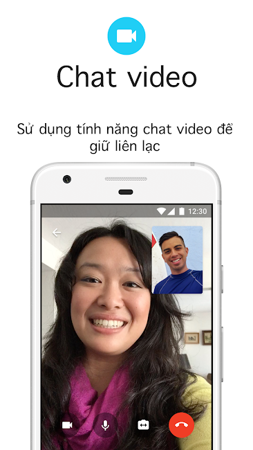 Tính năng chat video messenger lite